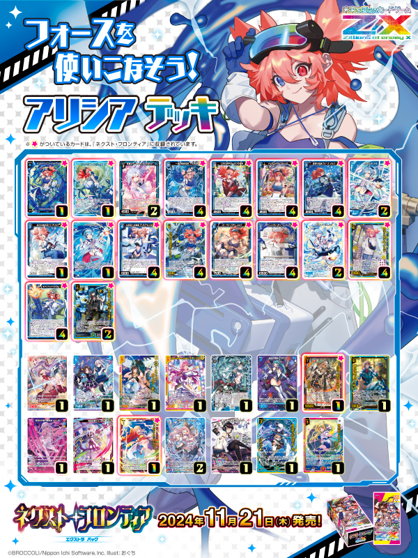 アリシア参考デッキレシピ